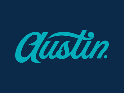 Austin Script austin austin texas custom typography design graphic design lettering script texas type typography vector