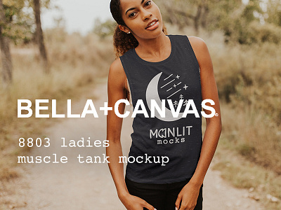 Mockup for Bella Canvas 8803 apparel design bella canvas design mockup design resource mock up mockup mockup creator t shirt tank top mockup tank top mockup generator