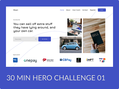 30 min hero challenge 01 design ui