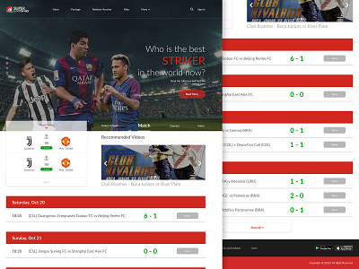 Redesign Website Streaming Football