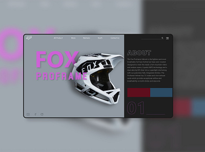 Fox web UI design designui foxdesign template design uidesign uikit uiux uiuxdesign webdesign website webtemplate