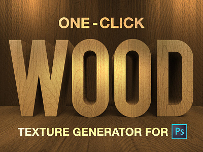 One-Click Wood Generator For Photoshop actions free freebie pattern photoshop texture wood woodgrain