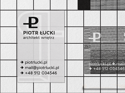 Piotr Lucki: architect architecture branding glitch graphic design logo minimalism retro typography visual identity