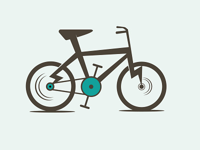 Cycle design flat illustration logo vector