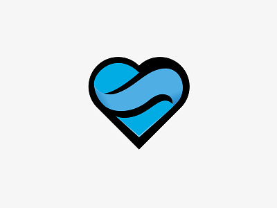 Infinity love design flat illustrator logo