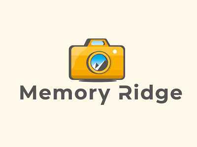 Memory Ridge design flat illustrator logo vector