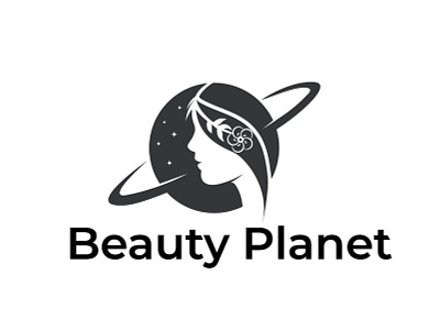 Beauty Planet design flat logo vector