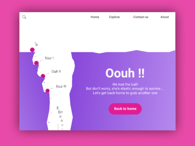 404 Dribbble page