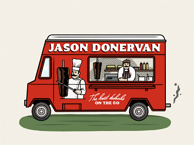 Jason Donervan – The Pun Shop branding design hand lettering illustration pun shop sign sign painter typography