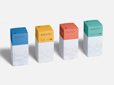 AMVOY box brand identity branding graphic design logo logotype man packaging typography visual identity