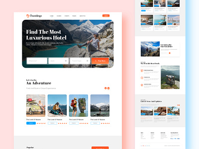 Travelling Landing Page Template
