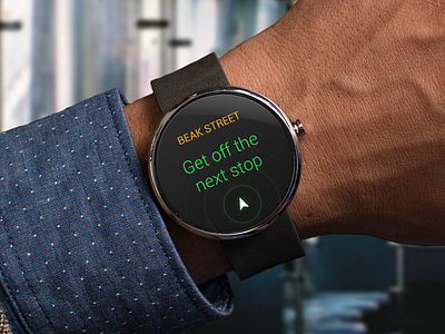 Android wear 'Next Stop' reminder