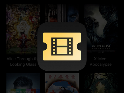 Cinemap app icon cinema icon ios