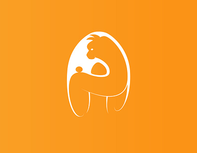 Logo Animalama a alone branding character design graphic design icon illustration lama letter logo minimal orange ui vector