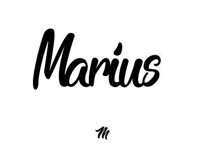 Marius Logo Concept