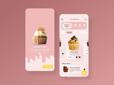 Cake Shop Mobile Apps - UI Design