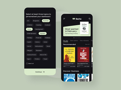 Bookstore Apps - UI Design app design figma mobile app ui user interface