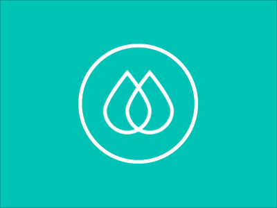 Aqua Rooms - gif animated aqua construction drops gif grid icon logo pictogram symbol twin water