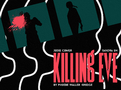 Killing Eve design digital graphic design illustration killing eve photoshop poster tv vector