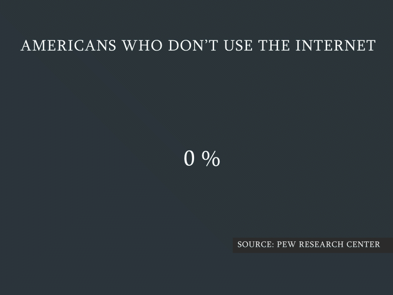 americans who don't use inernet