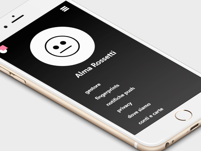 App Banca swipe ae gif motion graphics smartphone swipe ui ux design ui ux user