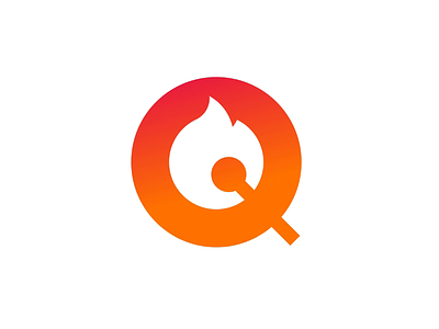 Qmatch branding construction gradient guides logo logodesign mark symbol vector