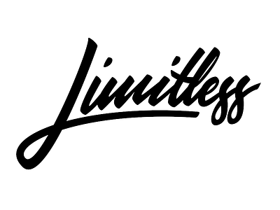 Limitless Logo Lettering branding design illustrator logo logodesign logotype typography vector