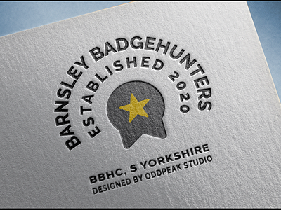 Barnsley Badge Hunters adobe badge branding design digital illustrator logo logo design mockup