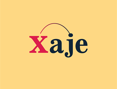 Xaje Travel Agents logo adobe brand branding design flat graphic graphic design illustration illustrator logo