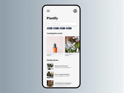 Plantify - Plant App Design