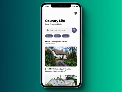 Country Life Real Estate Mockup