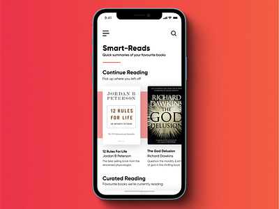 Smart-Reads Mobile Mock Up
