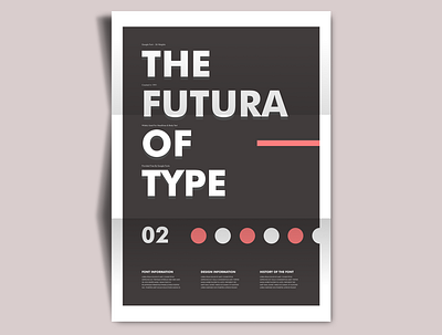 Futura Typography Poster adobe creative design graphic graphic design illustration illustrator poster poster art poster design typographic typography typography art typography design