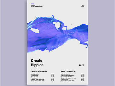 Create Ripples Poster