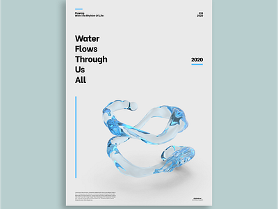 Water Flows Poster