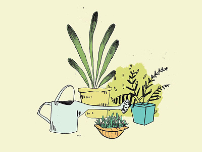 Let Your Garden Grow gardening grow illustration illustrator plants