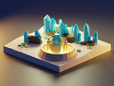 Crystal Desert blender design