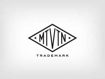 Mtvtn trdmrk badge design lockup logo motivation mtvtn trademark