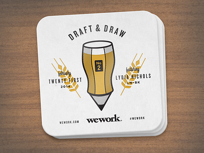 Draft & Draw Coaster