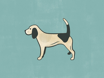 Dog beagle design dog illustration puppy