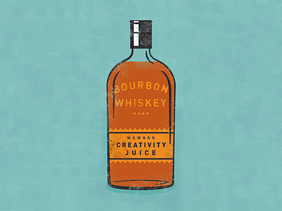 Creativity Juice bourbon design illustration juice liquor wework whiskey