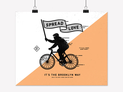 Spread Love - Artcrank artcrank biggie brooklyn design illustration notorious big