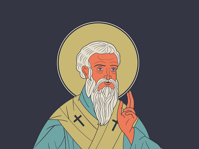 Saint design illustration saint wework
