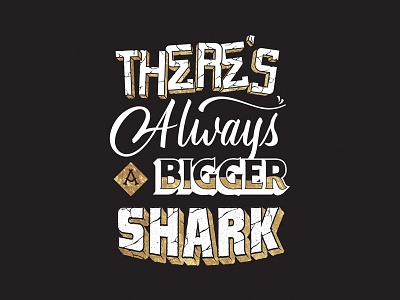 Bigger Shark Lettering