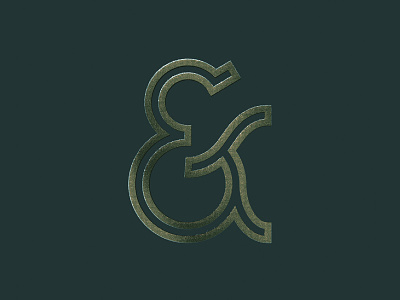 Custom Ampersand ampersand design texture typography