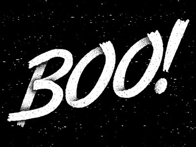 Boo2 boo design halloween illustration lettering type typography