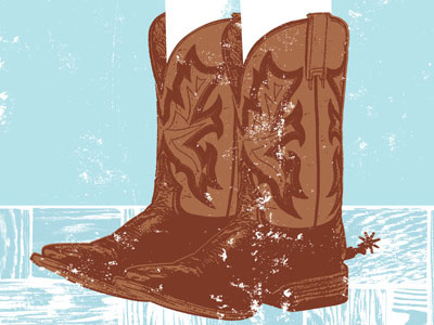 Boots boots design illustration poster screenprint texture