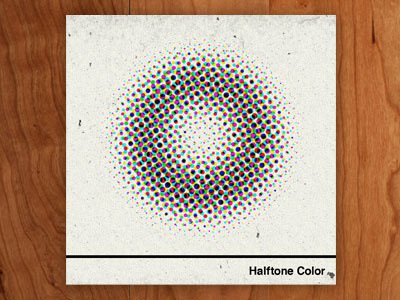 Halftone color design halftone illustration