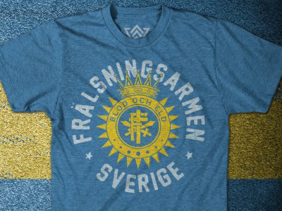 Swedish Crest WARdrobe crest design illustration salvation army sweden t shirt wardrobe