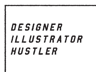 Hustler business card design hustler